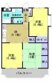 エトワール弐番街 弐号館の間取り