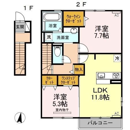 2/2 間取