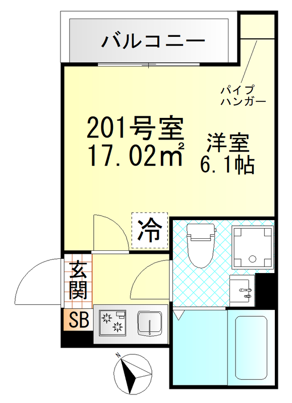 Valle Feliz雑色の間取り