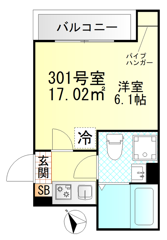 Valle Feliz雑色の間取り