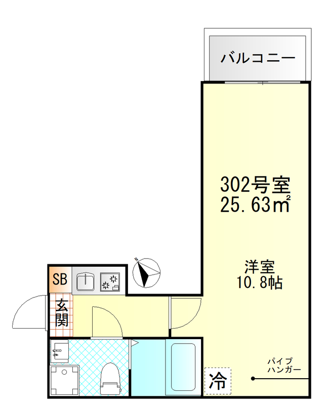 Valle Feliz雑色の間取り
