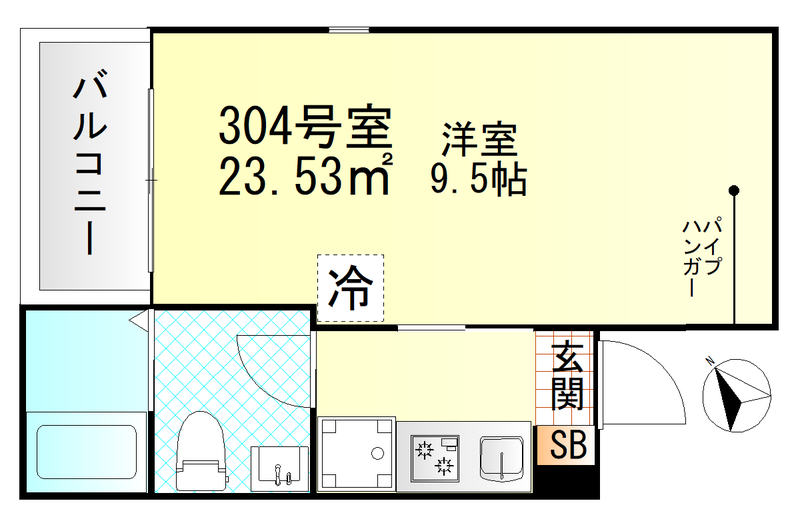 Valle Feliz雑色の間取り