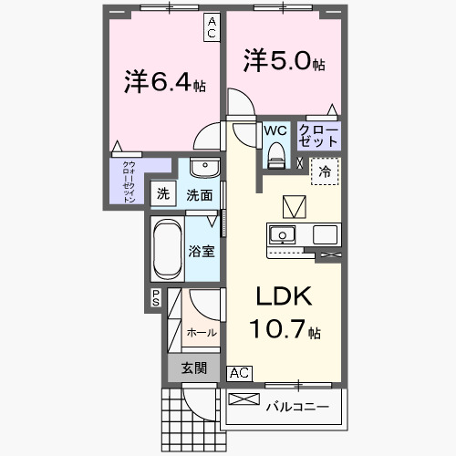 リトルウッズⅡの間取り