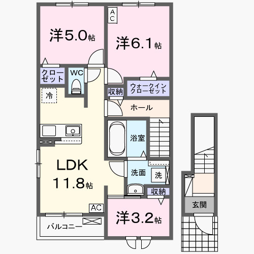 リトルウッズⅡの間取り