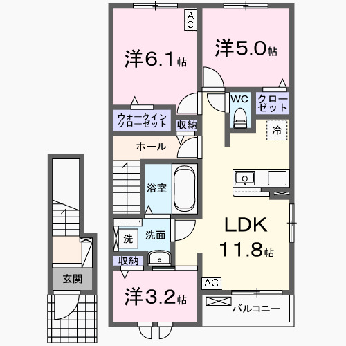 リトルウッズⅡの間取り