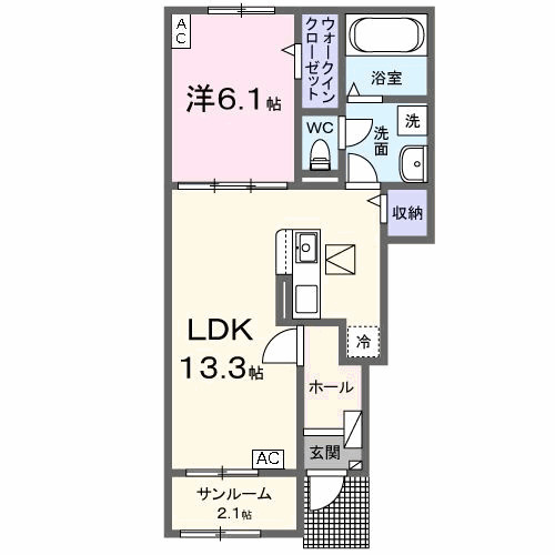 Ｓｅｊｏｕｒ・セジュールの間取り