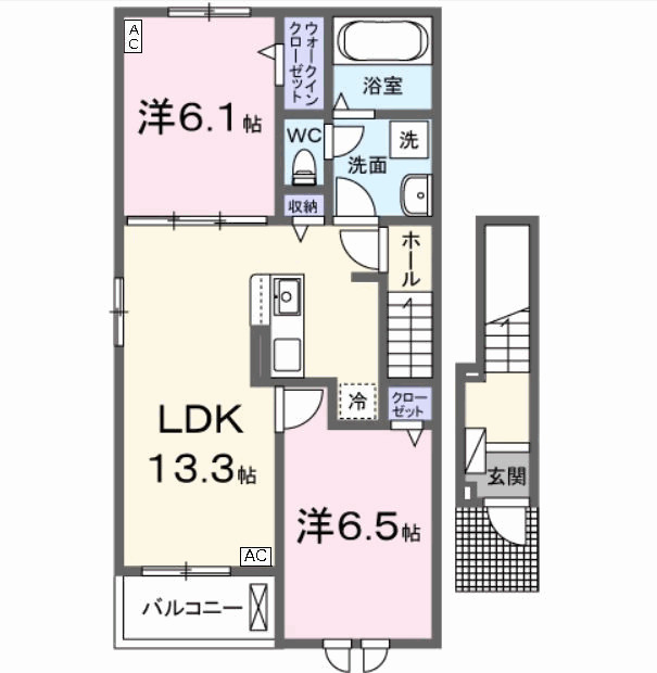 Ｓｅｊｏｕｒ・セジュールの間取り