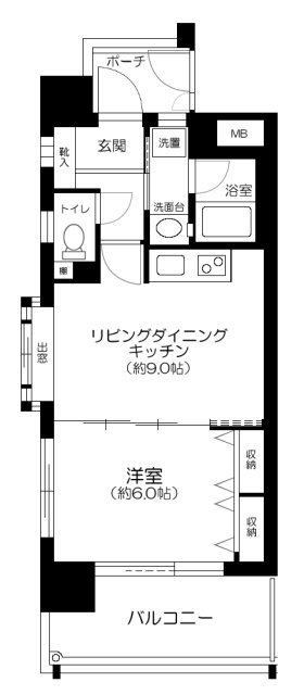ダイアパレス池袋の間取り