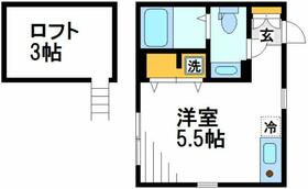 STUDIO中野坂上の間取り