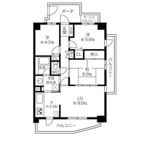 コートハウス常盤台の間取り