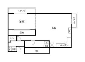 クローネ北沢の間取り