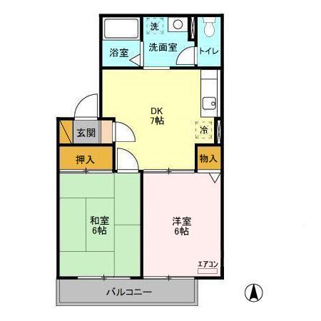 パレ・アージュの間取り
