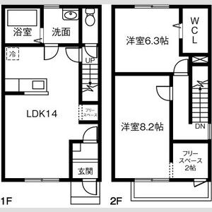 Maison du Matsubara Bの間取り