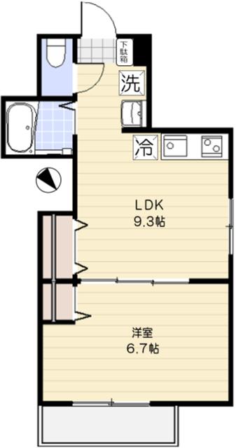 エクセラン松戸Ⅲの間取り