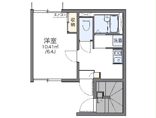 レオネクストアルカディアⅡの間取り