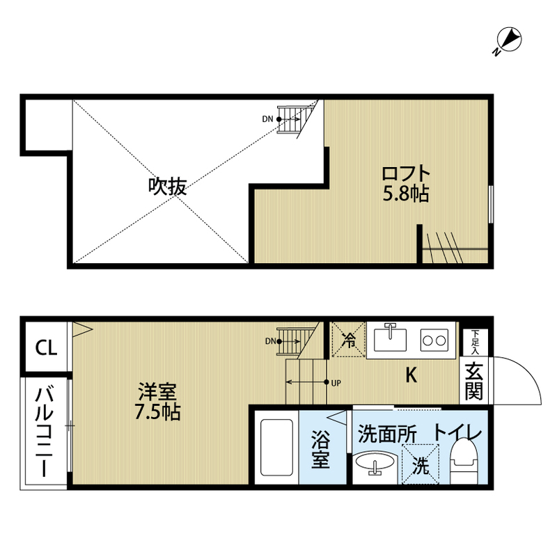 Oak(オーク)の間取り