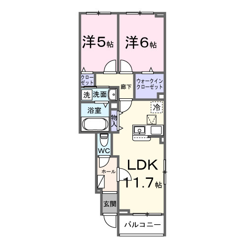 ベル　エリタージュの間取り