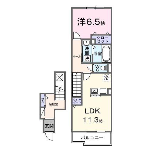 ベル エリタージュの間取り