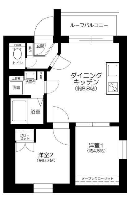 ルヴェデュソレイユの間取り
