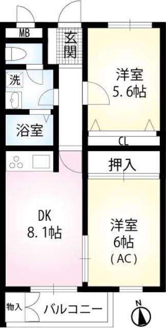 ＭＧ．ＰｌａｚａⅡの間取り