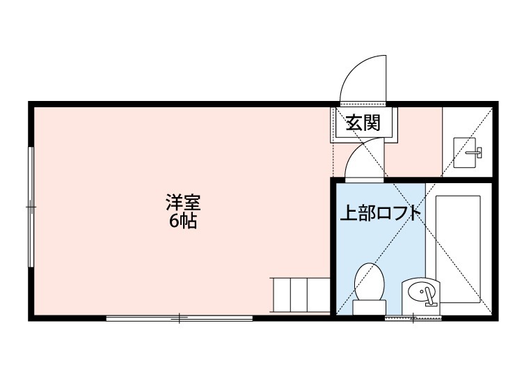 フロンティアハイムの間取り