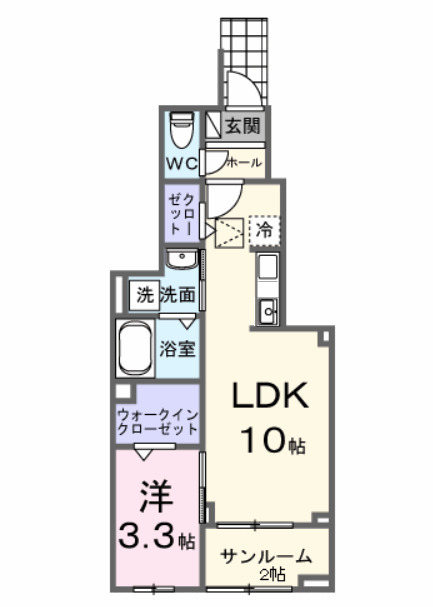 フォーロ・デル・コート辻の間取り