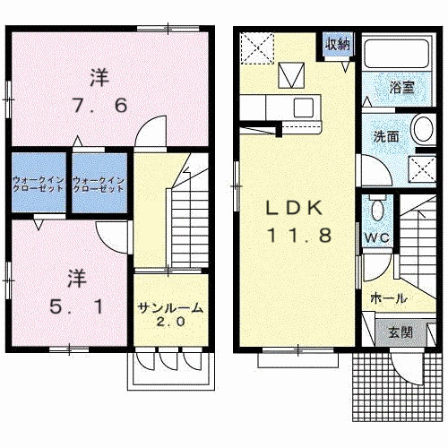 フローレンスの間取り