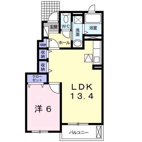 サンノウS・弐番館の間取り