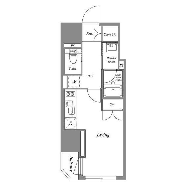 V-style入谷の間取り