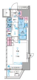 GENOVIA新宿早稲田green veilの間取り