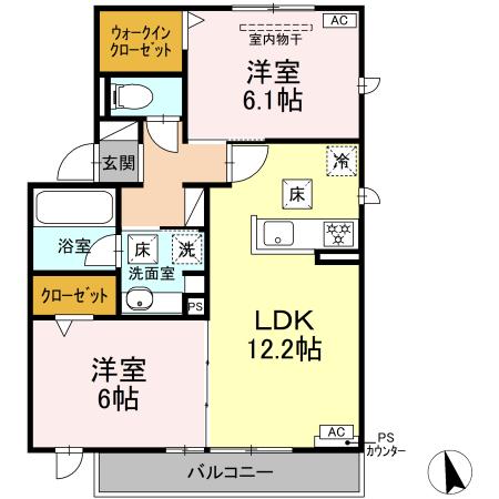 1/2 間取