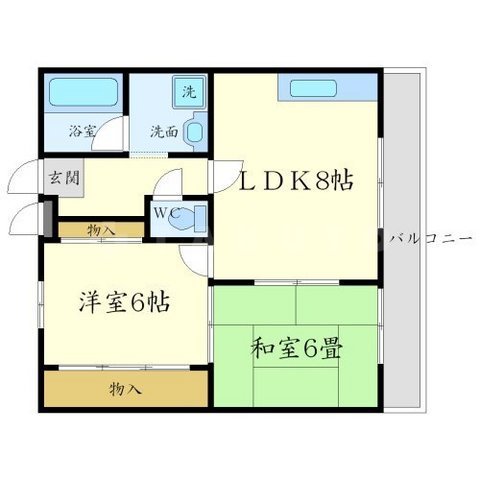 第2シティハイツの間取り