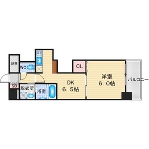 エステムプラザ名古屋駅前プライムタワーの間取り