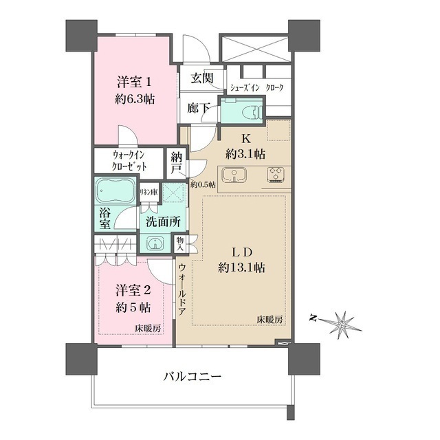 ＵＲＡＷＡ　ＴＨＥ　ＴＯＷＥＲの間取り
