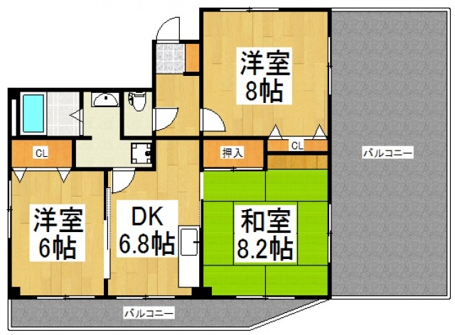 アズセナの間取り