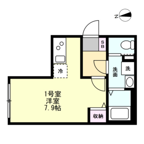 ベイルームルナ橋本の間取り