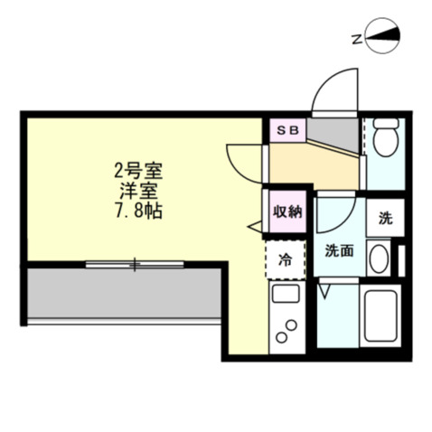 ベイルームルナ橋本の間取り