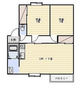 クレストンＢの間取り