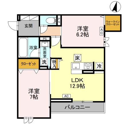 1/2 間取
