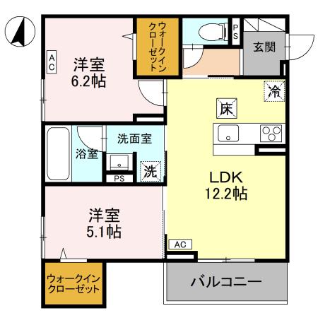 1/2 間取