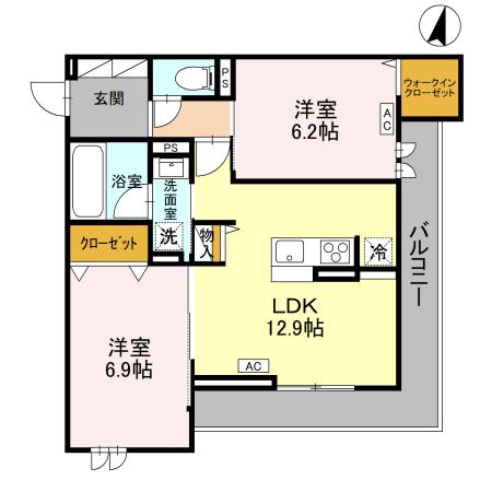 1/2 間取