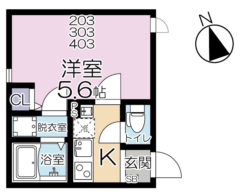 LIFE TOWN YOTSUGIの間取り