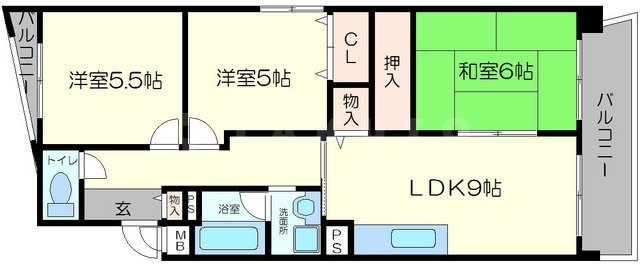 エスポワールの間取り