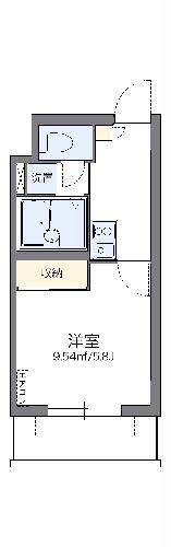 レオパレスアザレアの間取り