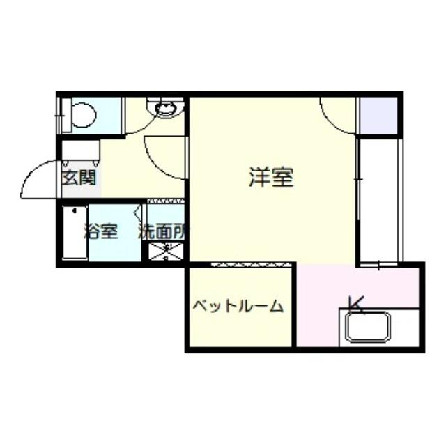 レスターの間取り
