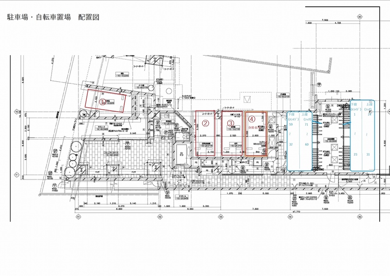 3/4 駐車場