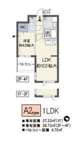 アーバングランデ吹田の間取り