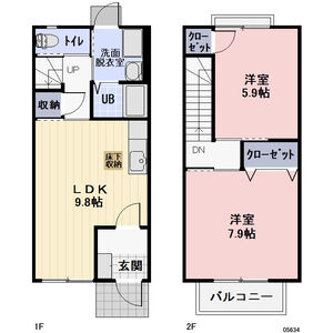 グリーンフィールドCの間取り