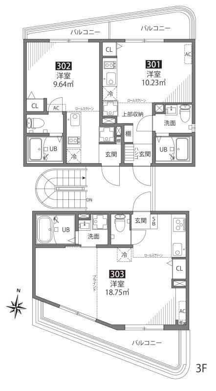 2/3 間取