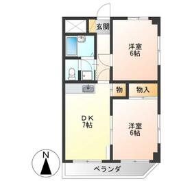 レジデンス滝の原の間取り